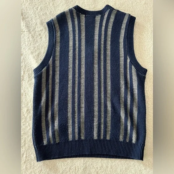 Vintage Cambridge Classics by Mervyn’s Sweater Vest Made in USA Size Medium - Picture 3 of 7